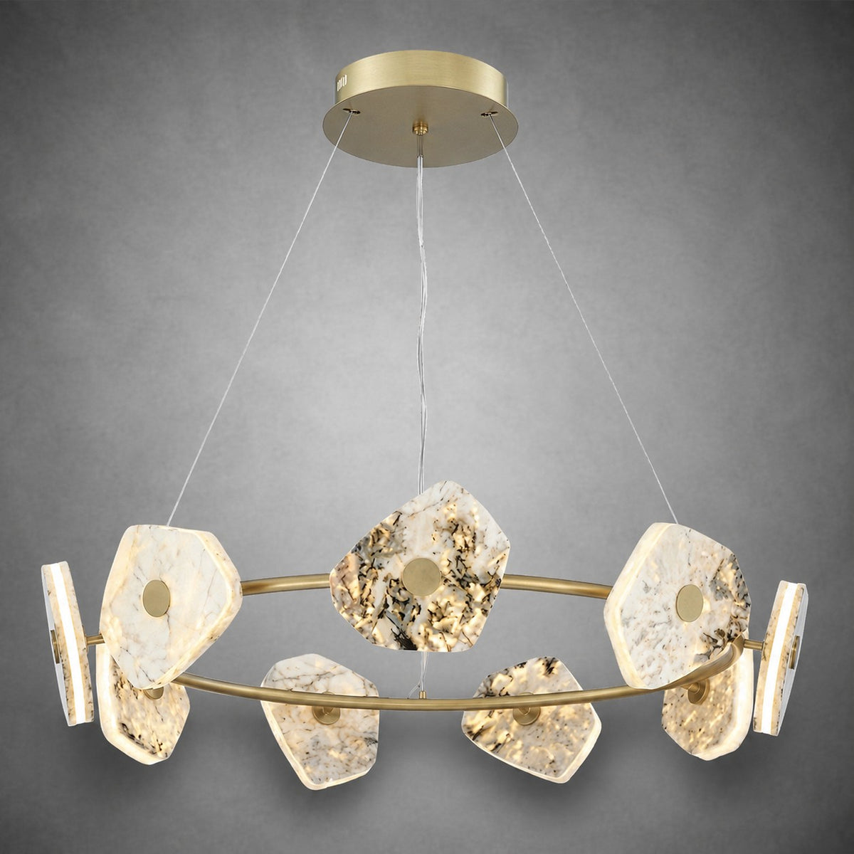 Petra Modern Natrual Stone Pendant Light