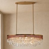 Pietra Crystal Rectangular Chandelier