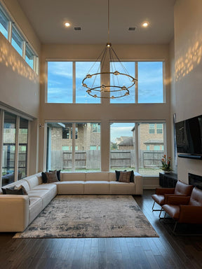 Planets 2-Tier Round Chandelier 48"