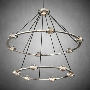 Planets 2-Tier Round Chandelier 48"