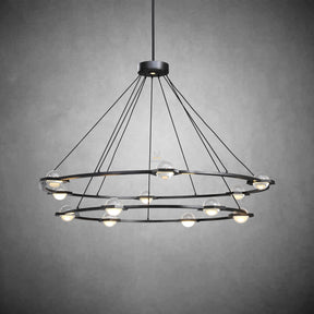 Planets 2-Tier Round Chandelier 48"