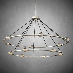 Planets 2-Tier Round Chandelier 60", Decoration Lamp