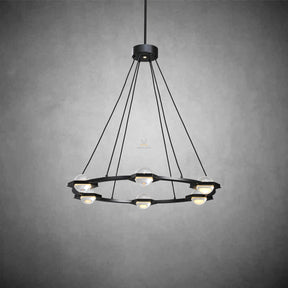 Planets Round Chandelier 48" LED Light