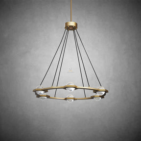 Planets Round Chandelier 48" LED Light