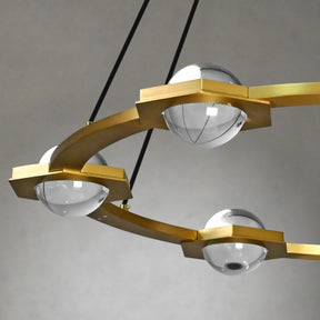 Planets Round Chandelier 48" LED Light