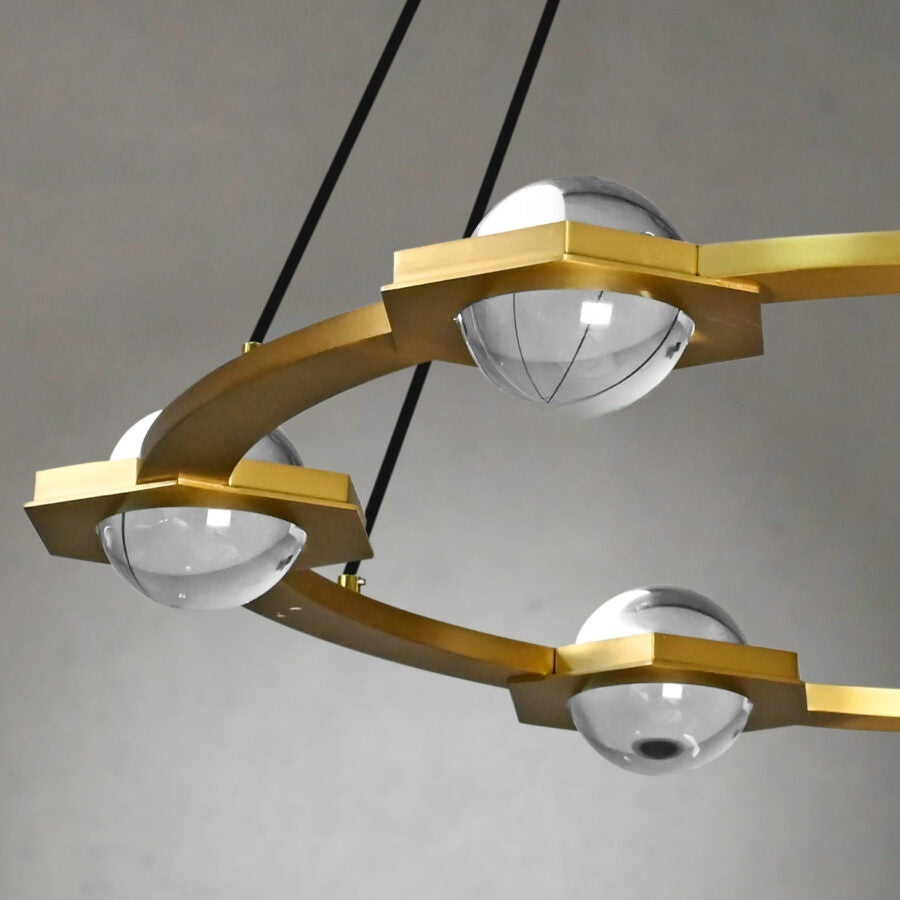 Planets Round Chandelier 48" LED Light