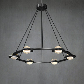 Planets Round Chandelier 48" LED Light