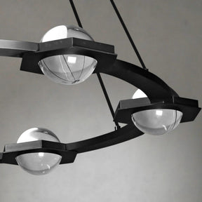 Planets Round Chandelier 48" LED Light