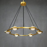Planets Round Chandelier 48" LED Light