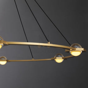 Planets Round Chandelier 60"