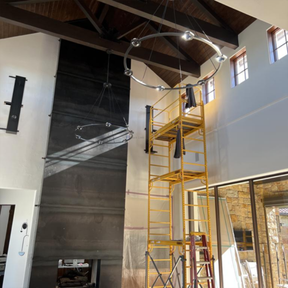 Planets Round Chandelier 60"