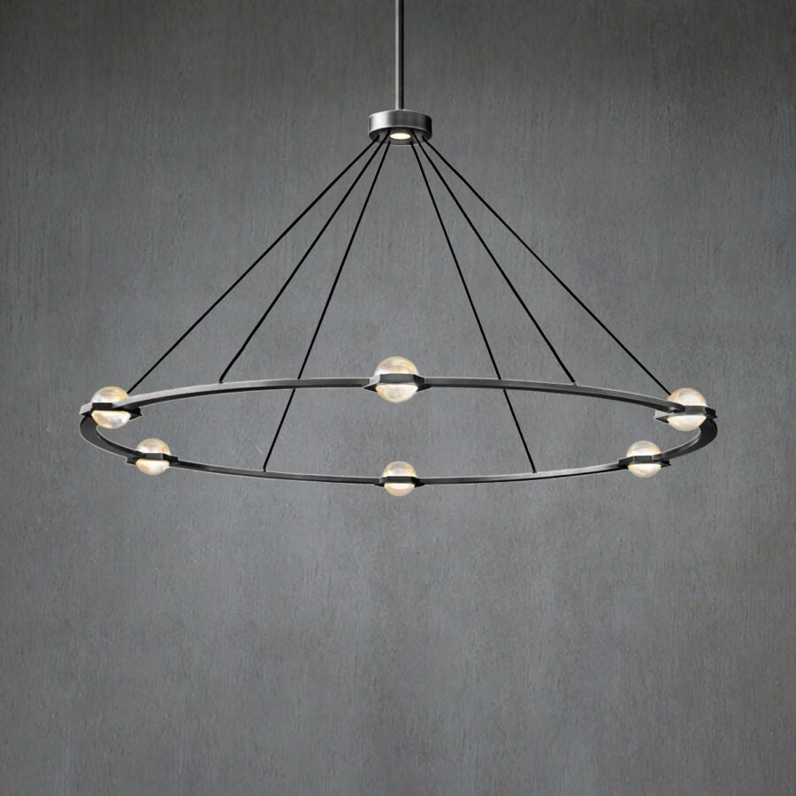 Planets Round Chandelier 60"