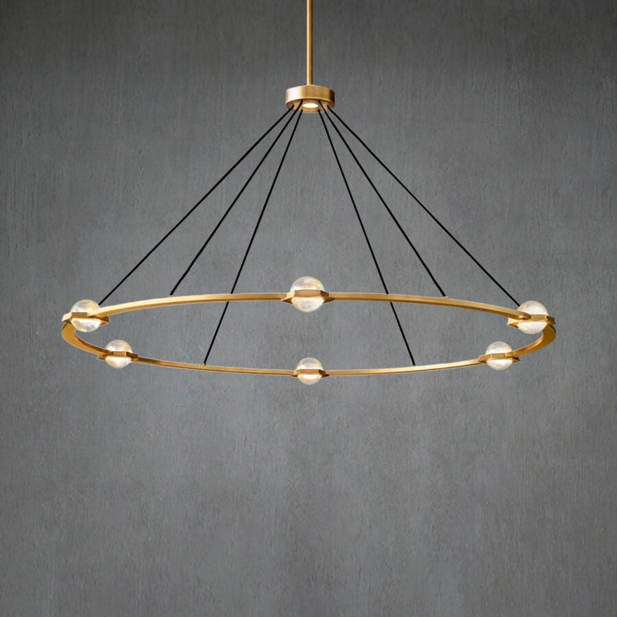 Planets Round Chandelier 60"