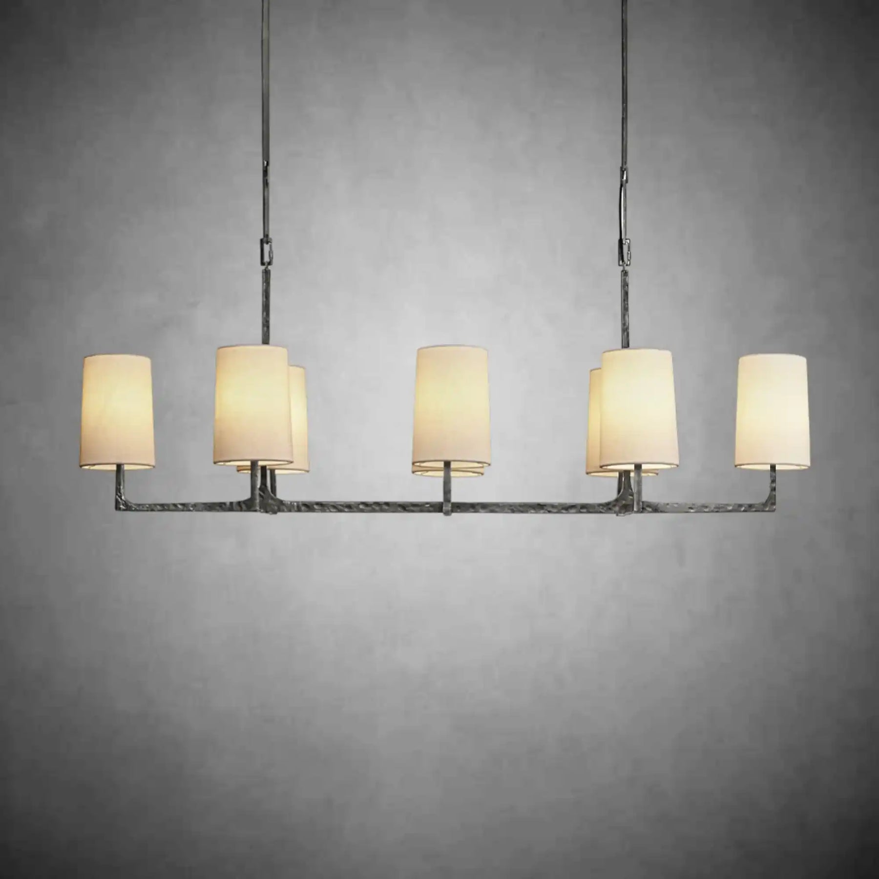 Wrighty Linear Chandelier 54"L 72"L