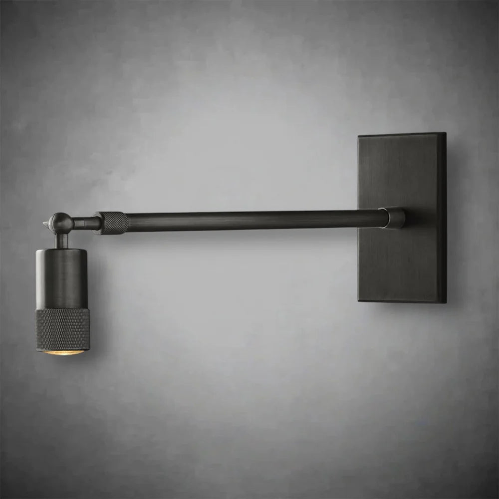 Utilitaive Brass Grand Telescoping Sconce