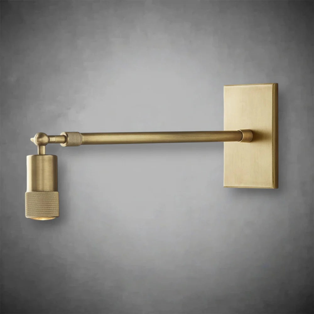 Utilitaive Brass Grand Telescoping Sconce