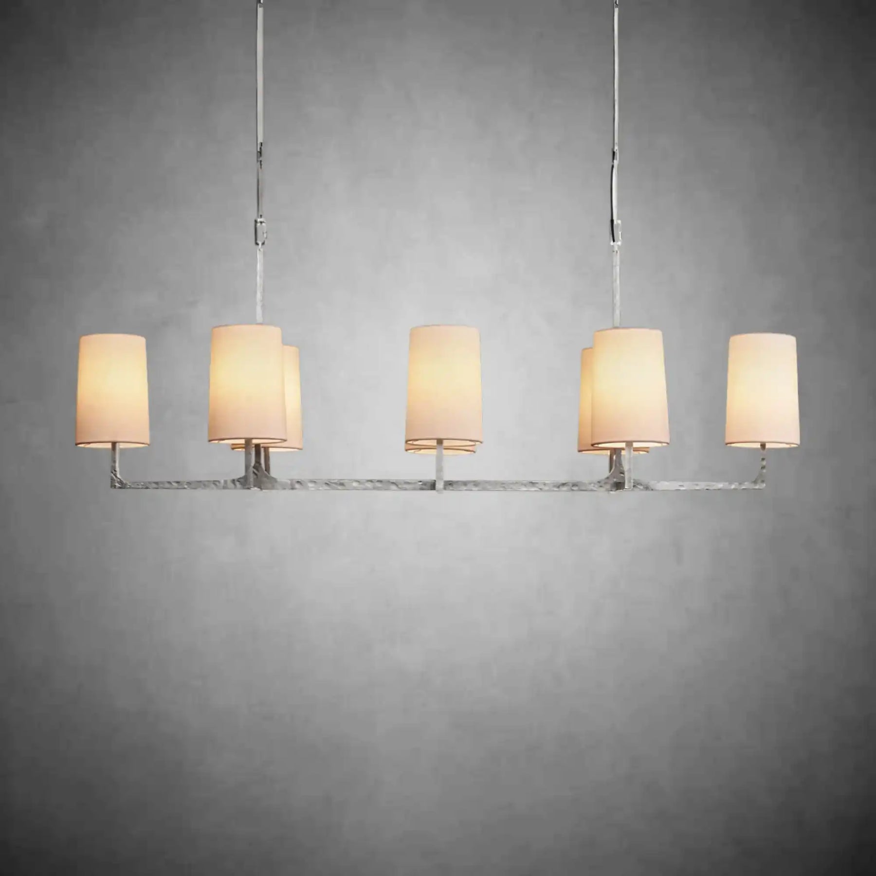 Wrighty Linear Chandelier 54"L 72"L