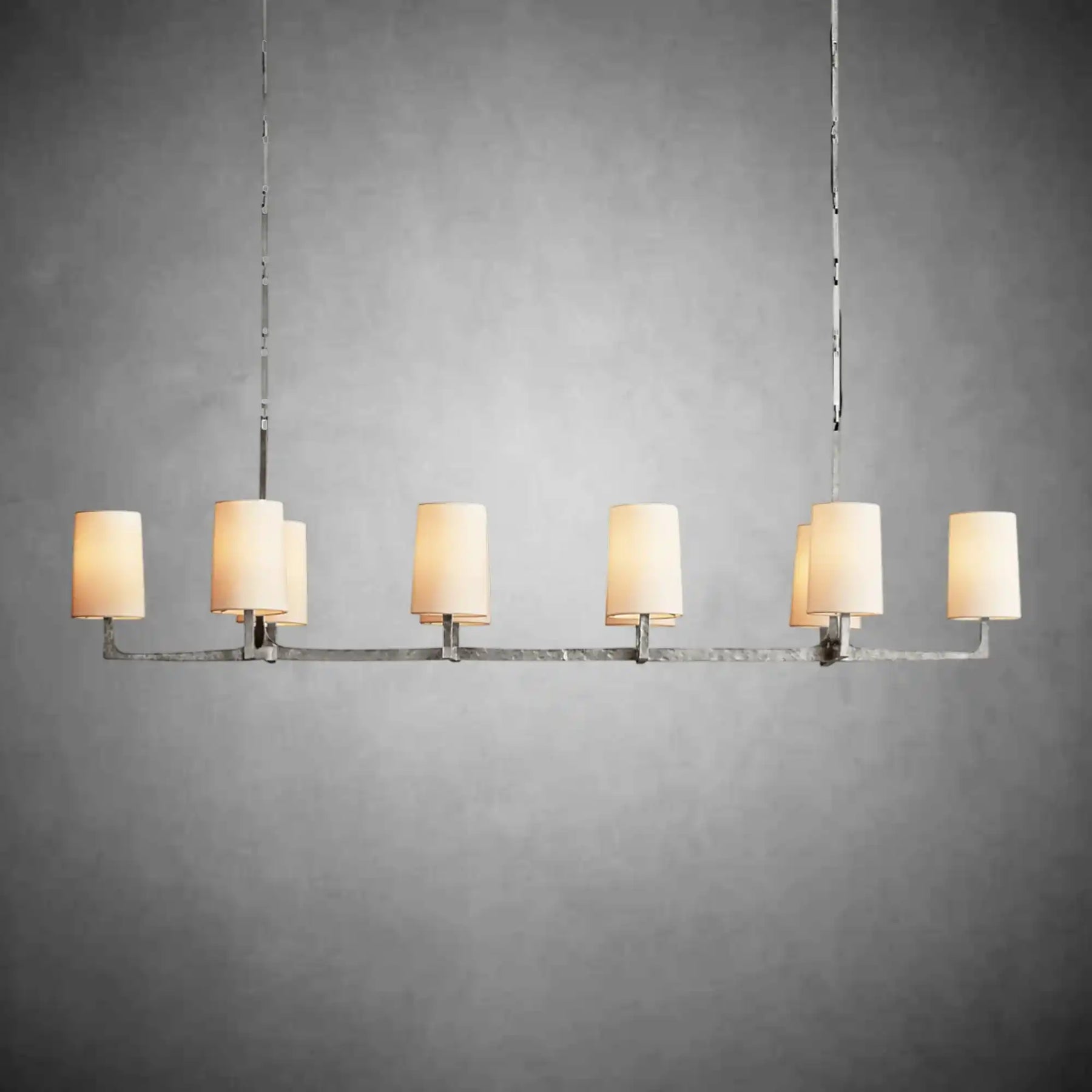 Wrighty Linear Chandelier 54"L 72"L
