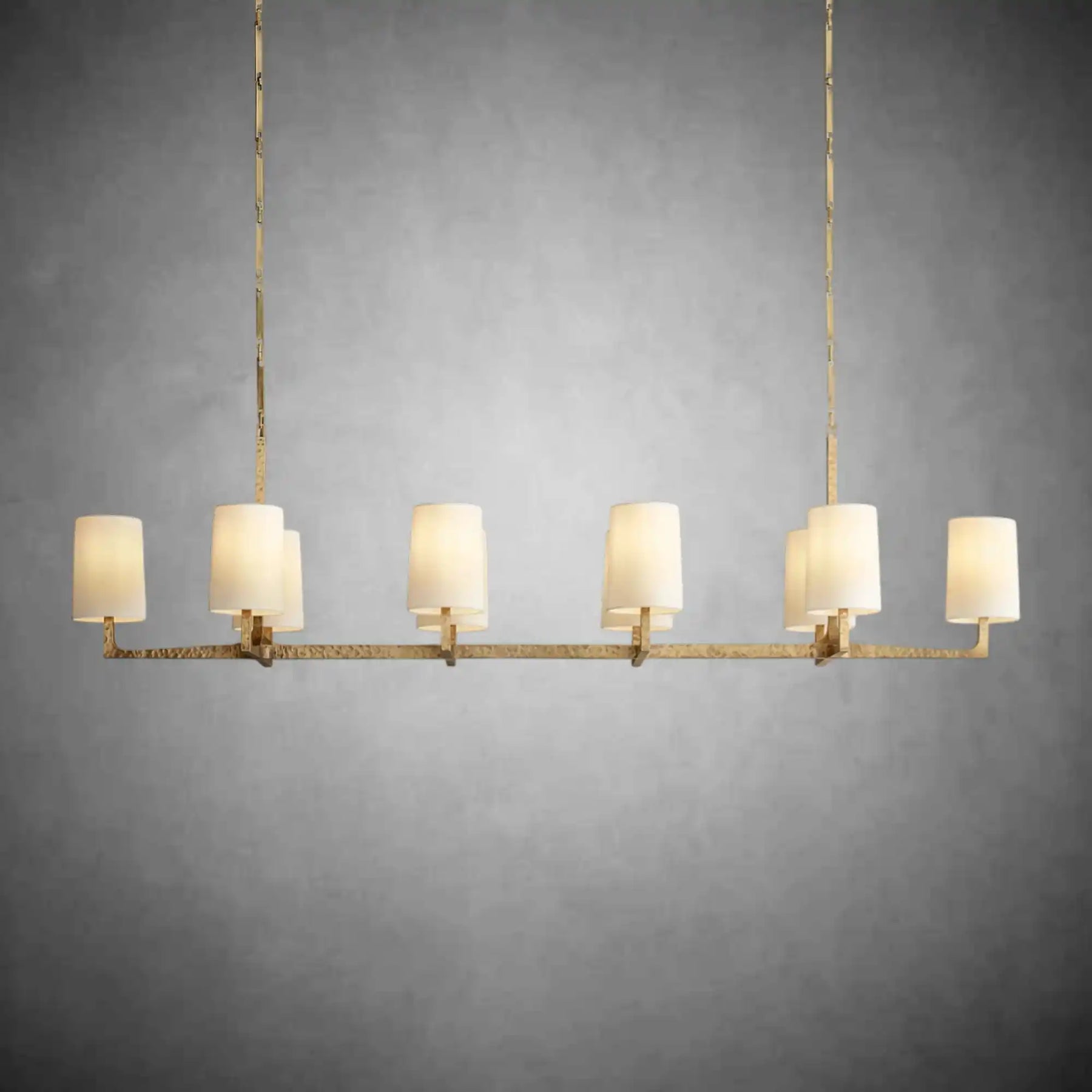 Wrighty Linear Chandelier 54"L 72"L