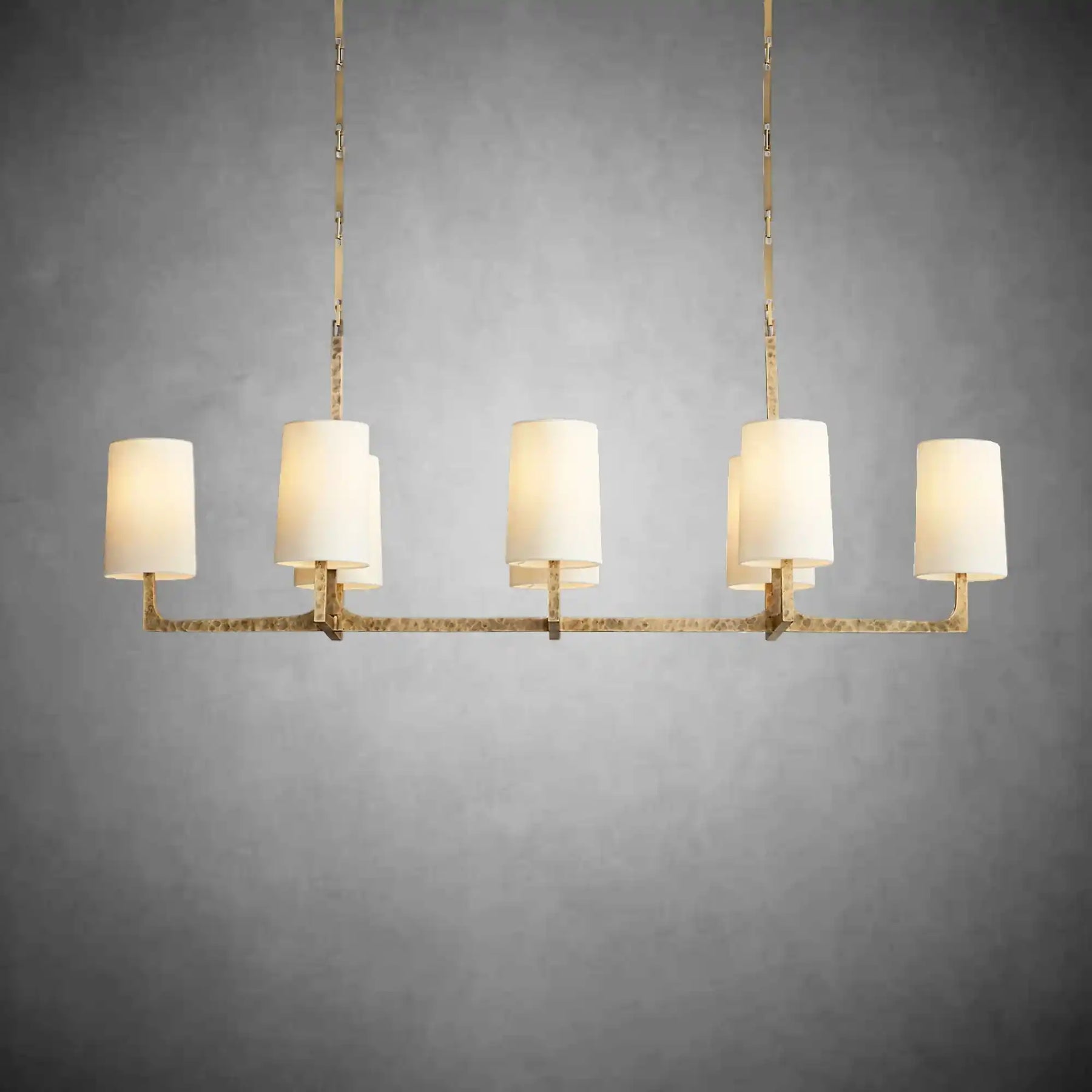 Wrighty Linear Chandelier 54"L 72"L