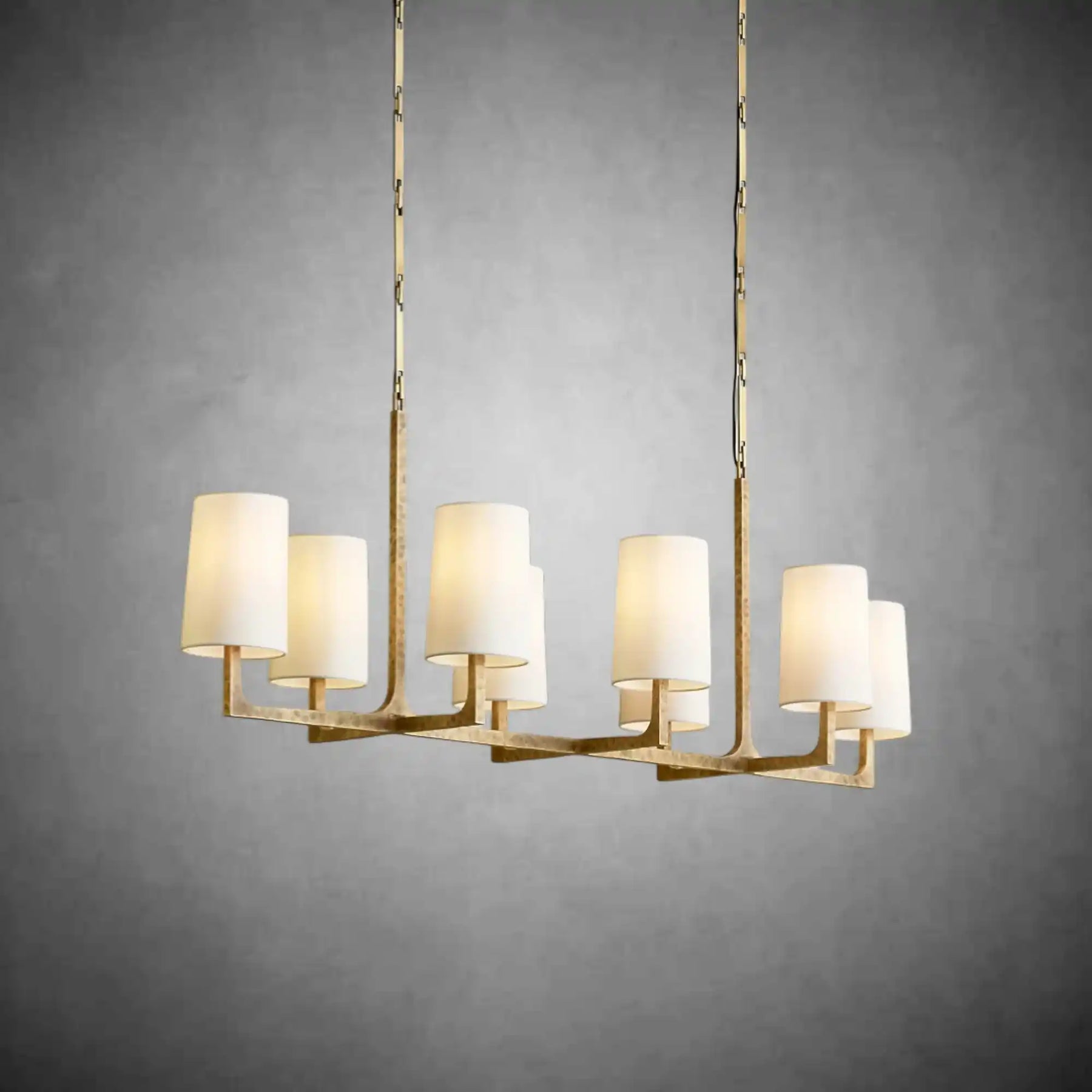 Wrighty Linear Chandelier 54"L 72"L