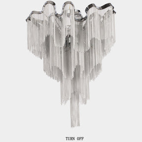 Tassel Aluminum Chain Ceiling Lighting