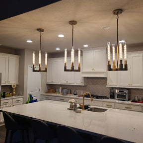 Pulse Candlestick Glass Pendant Light