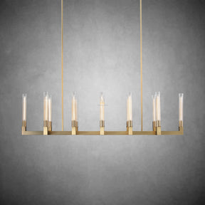 Pulse Chandelier Round/Rectanger Chandelier For Living Room Kitchen Dining Room