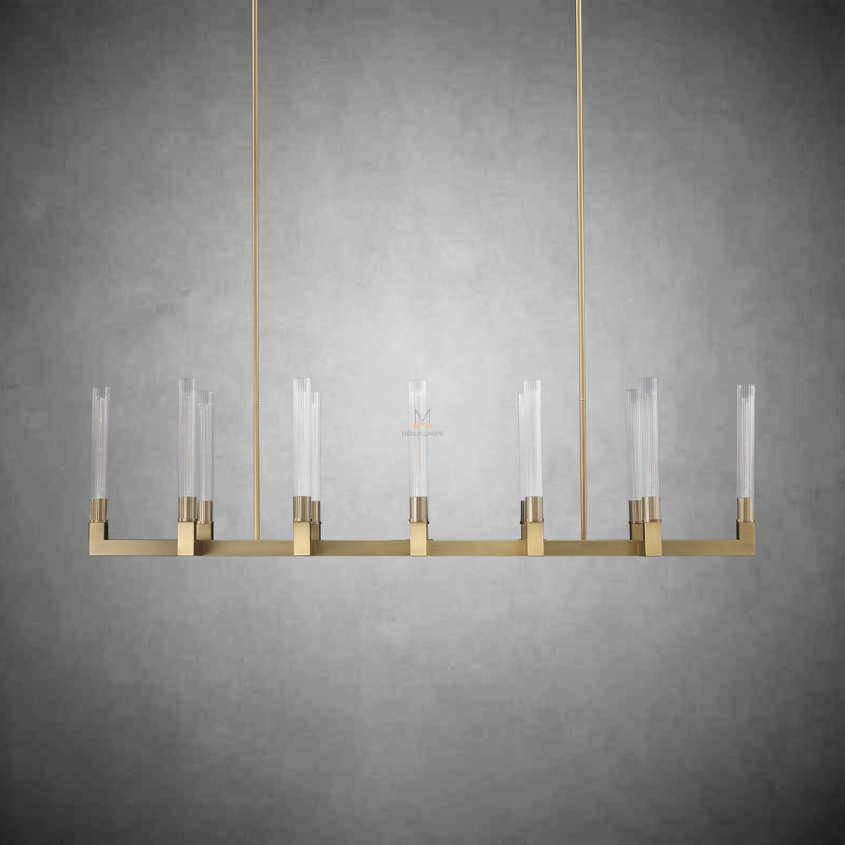 Pulse Chandelier Round/Rectanger Chandelier For Living Room Kitchen Dining Room