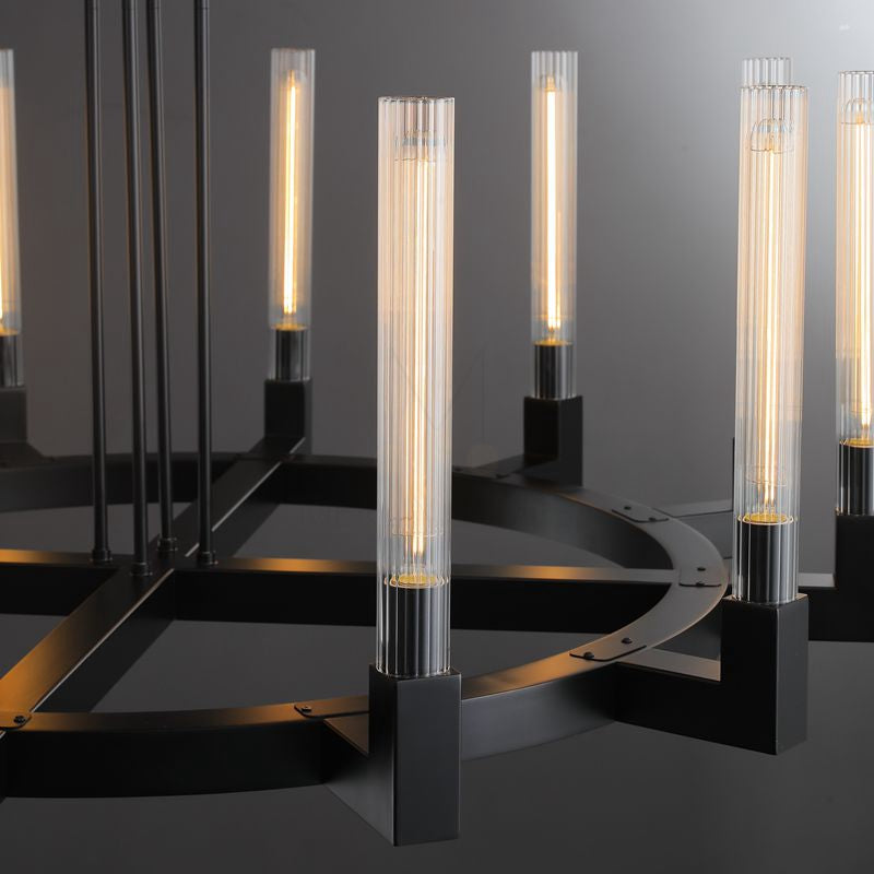 Pulse Chandelier Round/Rectanger Chandelier For Living Room Kitchen Dining Room