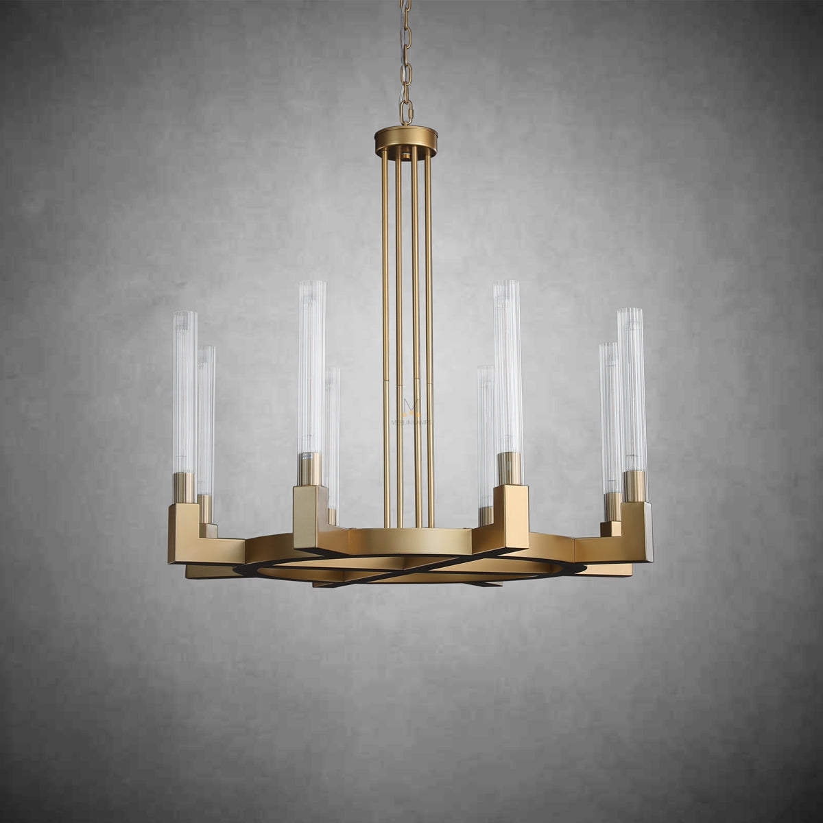 Pulse Chandelier Round/Rectanger Chandelier For Living Room Kitchen Dining Room