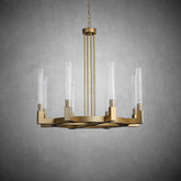 Pulse Chandelier Round/Rectanger Chandelier For Living Room Kitchen Dining Room