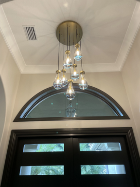 Modern Raindrop Chandelier Round / Rectangle For Living Room Dinning Room