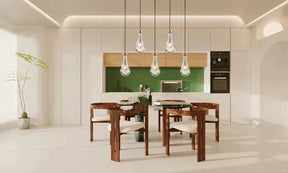 Raindrop Linear Chandelier 3-Light 22''