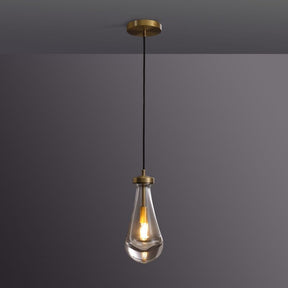 Raindrop Modern Glass Kitchen Island Pendant Light