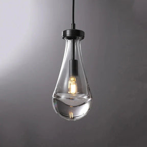 Raindrop Modern Glass Kitchen Island Pendant Light