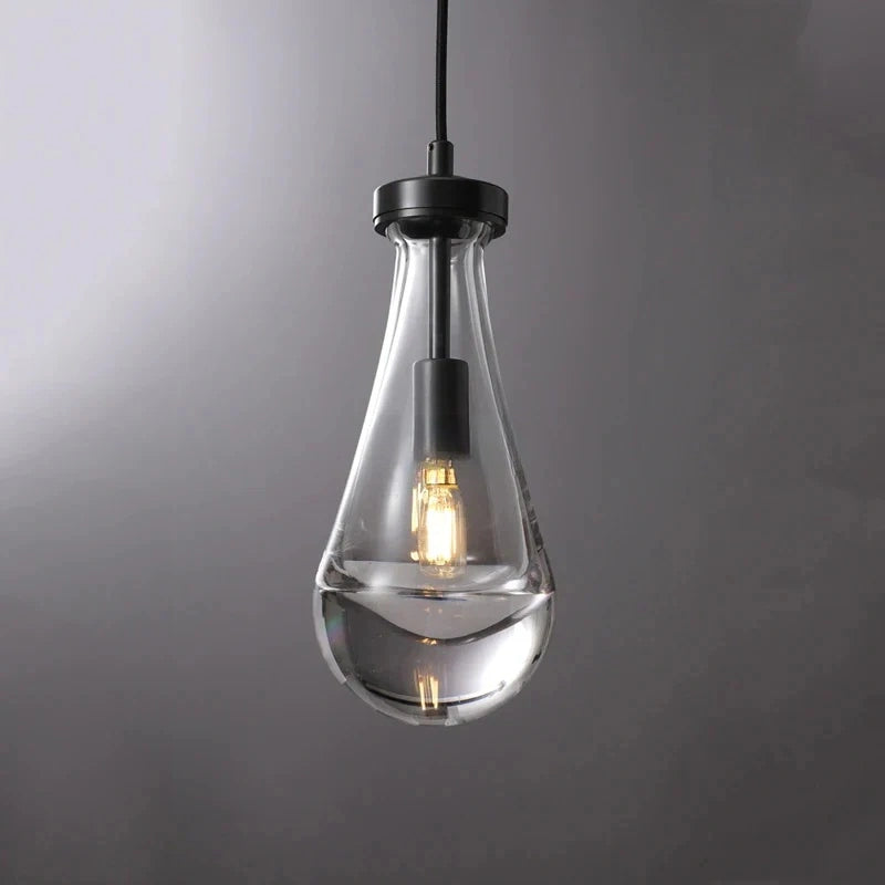 Raindrop Modern Glass Kitchen Island Pendant Light