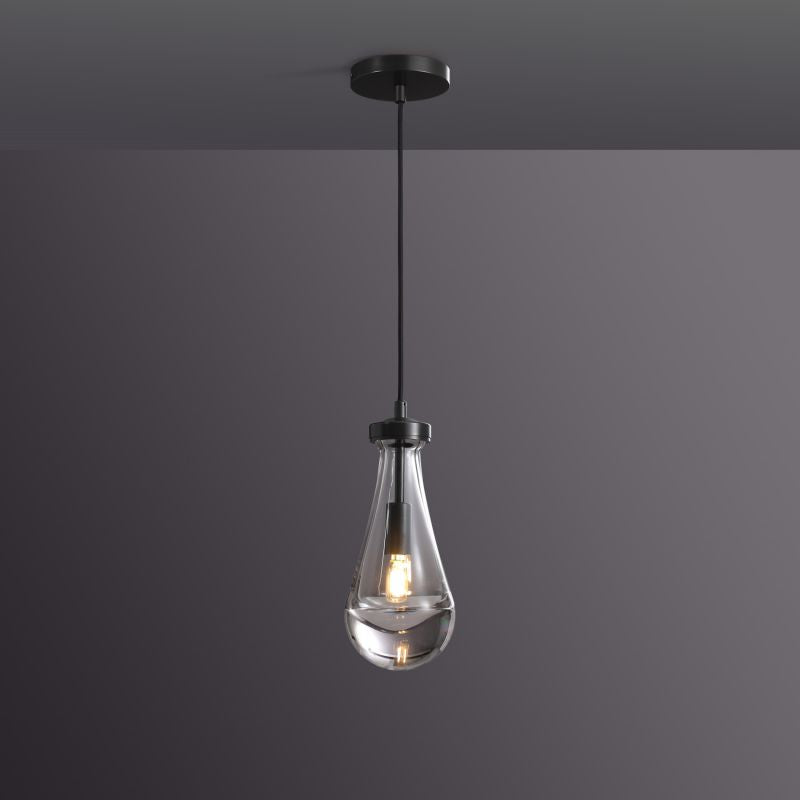 Raindrop Modern Glass Kitchen Island Pendant Light