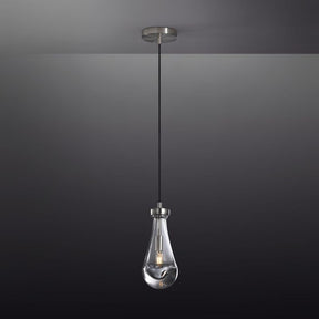 Raindrop Modern Glass Kitchen Island Pendant Light