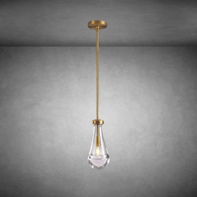 Raindrop Modern Glass Kitchen Island Pendant Light