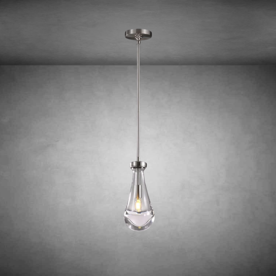 Raindrop Modern Glass Kitchen Island Pendant Light