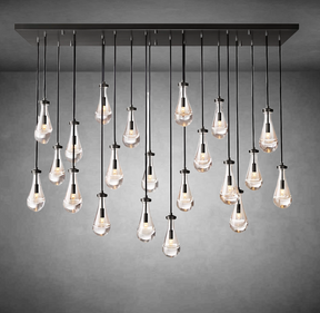 Raindrop Rectangular Chandelier 54" 72"