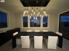 Raindrop Rectangular Chandelier 54" 72"