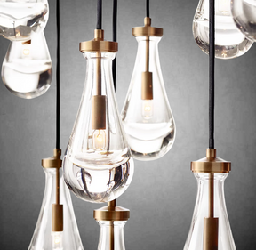 Raindrop Rectangular Chandelier 54" 72"
