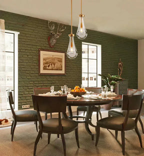 Raindrop Round Chandelier 2-Light 5''