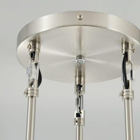 Raindrop Round Chandelier 3-Light 8''