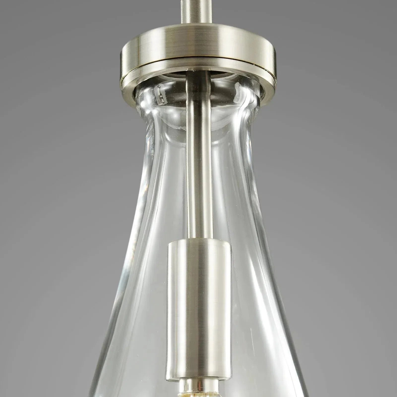 Raindrop Round Chandelier 5 Lights 14"D