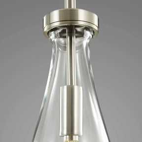 Raindrop Round Chandelier 5 Lights 14"D