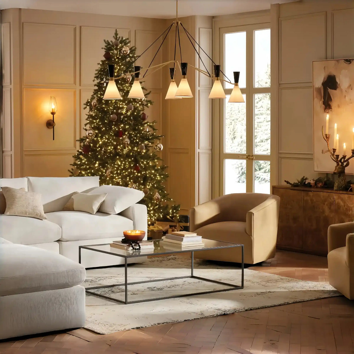Ramsey 6-Light Linear Chandelier