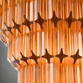 Raphael Pyramid Murano Chandelier